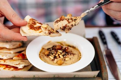 What’s the trick to creamy homemade hummus?