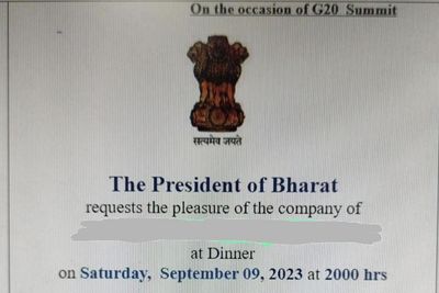 India’s Modi gov’t replaces country’s name with Bharat in G20 dinner invite