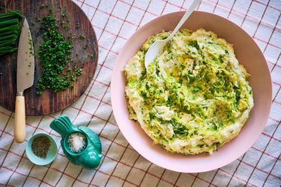 Alice Zaslavsky’s recipe for colcannon with brussels sprouts and leeks: stalk, leaves and all