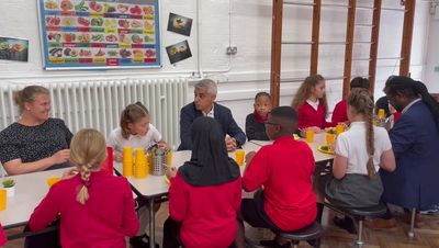 Sadiq Khan says making free school meals programme permanent is his ‘aspiration’