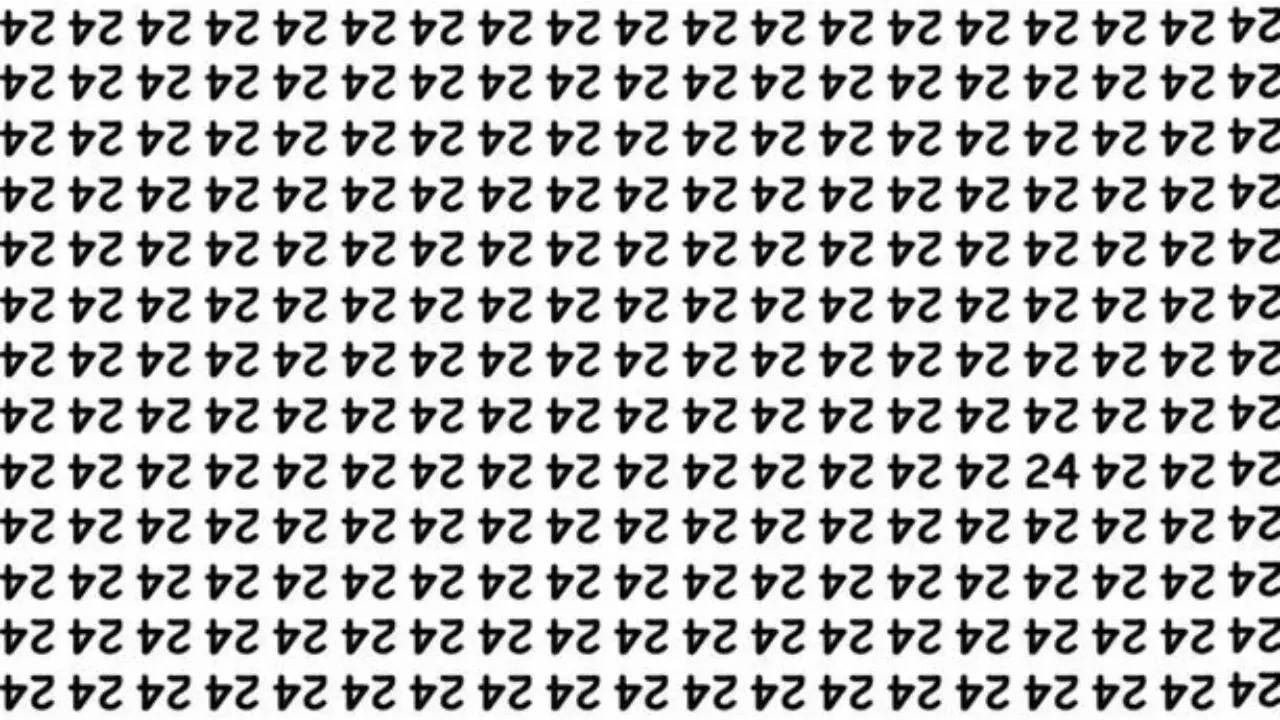 Optical illusion upside down Only those with the…