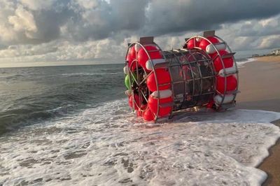 Florida man arrested for trying to cross Atlantic in human-powered hamster wheel