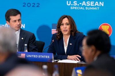 Watch: Kamala Harris and Indonesian president hold meeting on sidelines of ASEAN summit