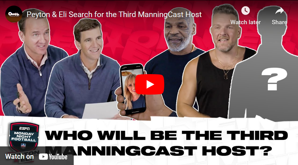 ManningCast: The 10 NFL Games Peyton and Eli Manning Will Work for ESPN  This Season - Sports Illustrated