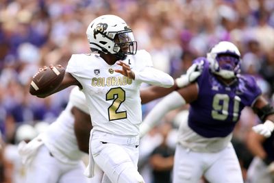 Colorado QB Shedeur Sanders landed in the NFC South in this two-round mock draft