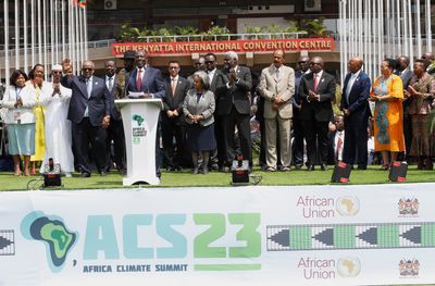 African leaders seek global taxes for climate change at Nairobi summit