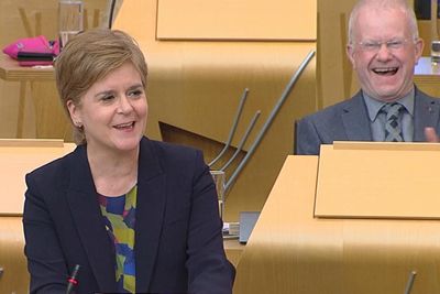 Laughter in Holyrood as MSPs forget Nicola Sturgeon isn't in power anymore