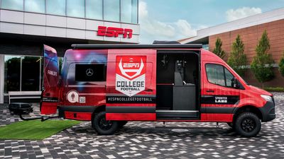 Mercedes-Benz, ESPN Build Custom Sprinter For Tailgating And Podcasting