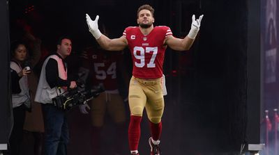 49ers Coach Delivers Hilarious Line to Hint at Nick Bosa’s Week 1 Status After Extension