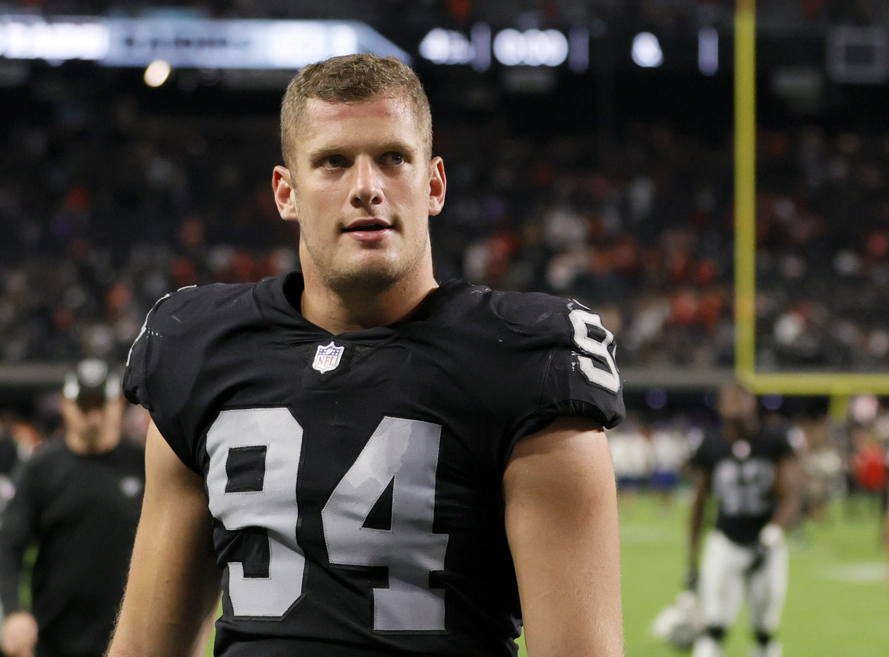 Raiders DE Carl Nassib 'surprised by the big reaction' after becoming first  openly gay active NFL player