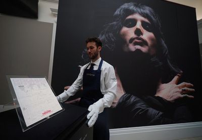 Freddie Mercury’s green garden door sells for more than £400,000 as auction attracts huge bids