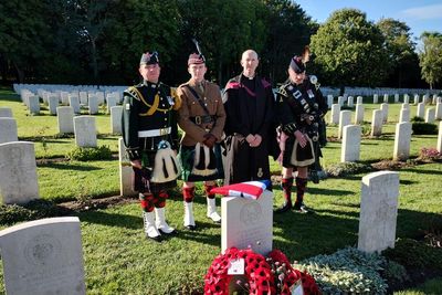 Lost grave of Scots soldier who died in First World War found and rededicated