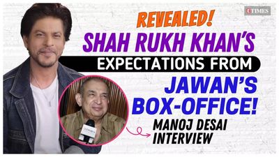I always speak to Shah Rukh Khan before his film releases, and he has high expectations from Jawan: Producer-exhibitor Manoj Desai - Exclusive!