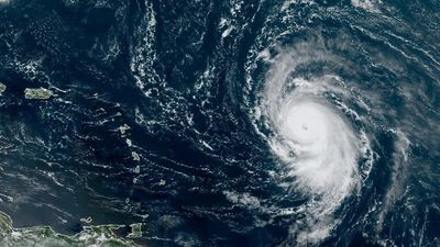 Hurricane Lee strengthens to a Category 5 storm as it approaches the Caribbean