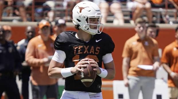 Texas’s Steve Sarkisian Explains Why Arch Manning…