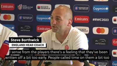 Steve Borthwick insists England have been written off too early ahead of Rugby World Cup opener