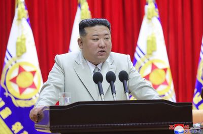 North Korea says it has launched a new nuclear attack submarine to counter US naval power