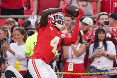 WATCH: Chiefs rookie WR Rashee Rice scores first NFL touchdown vs. Lions