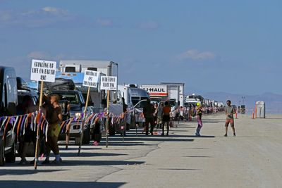 Burning Man attendees share ordeal with urine bottles as clean-up begins after exodus – updates