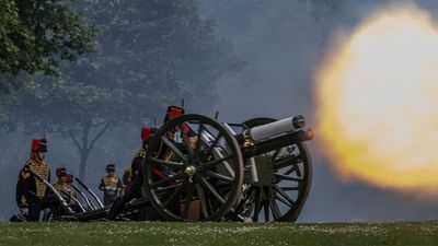 Watch live: King Charles’ accession anniversary celebrated by Hyde Park gun salutes
