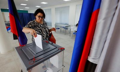 Ukraine criticises Russian ‘fake elections’ in occupied regions
