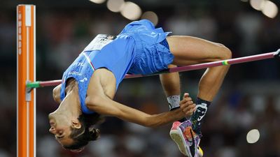 Gianmarco Tamberi: the high-flying showman battling long jump’s superheroes