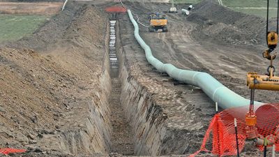 Future of controversial Dakota Access pipeline's river crossing remains unclear