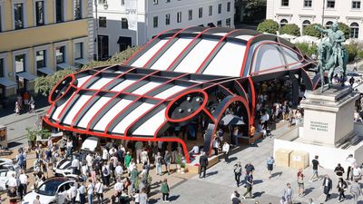 Porsche Builds Giant, Walk-Thru 911 Sculpture For IAA Munich