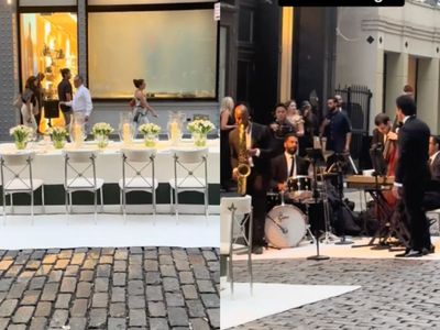 Texas couple hosts viral NYC wedding with block party rehearsal dinner in Soho