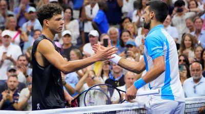 Ben Shelton Had an Epic Response to Novak Djokovic Trolling His Celebration at U.S. Open