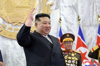 North Korea’s Kim marks founding day with parade, promises to China, Russia