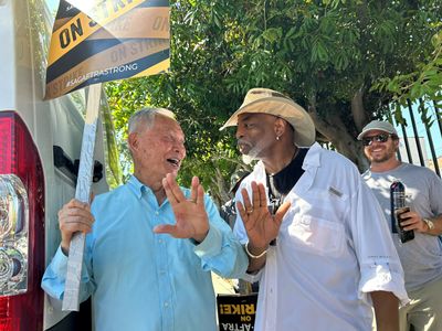 'Star Trek' stars join the picket lines in Hollywood
