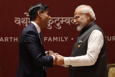 Rishi Sunak optimistic a free trade deal with India is in sight