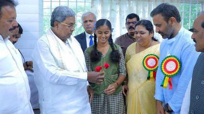 Student whose letter CM posted on X meets him in Hubballi