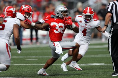 Social media reacts to Ohio State running back TreVeyon Henderson’s touchdown