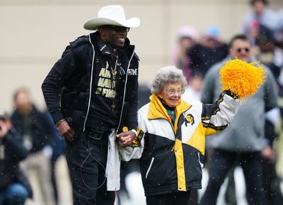 Deion Sanders and a 98-year-old Colorado superfan jammed out to the Ying Yang Twins after the Buffs’ win over Nebraska