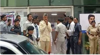 Ex-Andhra CM Naidu brought to Vijayawada govt hospital for medical checkup