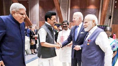 Stalin, Biden exchange pleasantries in Delhi