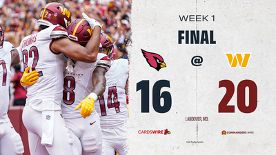 Commanders defeat Cardinals 20-16