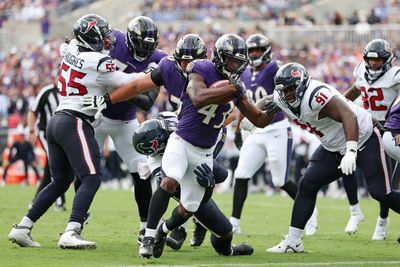 Takeaways and observations from Ravens 25-9 win over the Texans in Week 1
