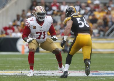 49ers LT Trent Williams was rooting for Steelers 1st down during 1st half