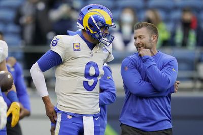 Watch: McVay, Stafford gave expletive-filled speeches in Rams’ locker room after win