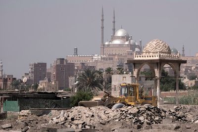 Historic Cairo cemetery faces destruction from new highways as Egypt's government reshapes the city