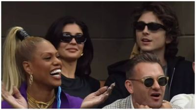 Kylie Jenner and Timothee Chalamet pack on the PDA at US Open Final - WATCH