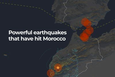 Powerful earthquakes that have hit Morocco