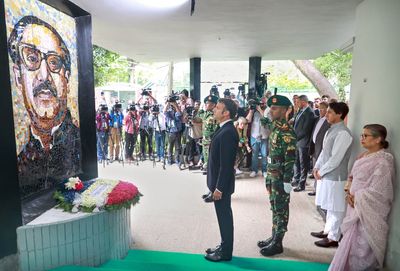 France, Bangladesh sign deal to provide loans, satellite technology during Macron's visit to Dhaka