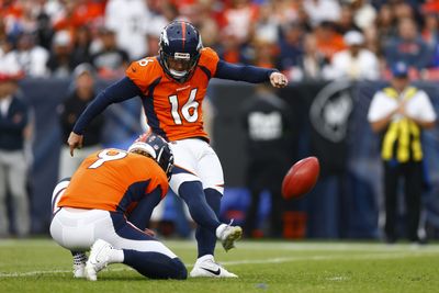 While Wil Lutz struggled, Brandon McManus was perfect in Week 1