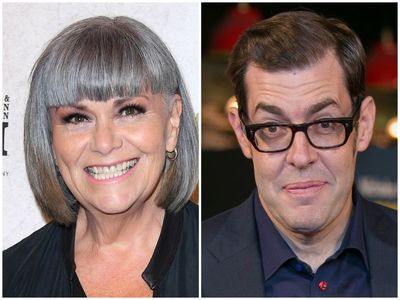 ‘You’re welcome’: Dawn French playfully accuses Richard Osman of ‘imitating’ her book cover