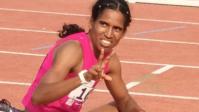 Vithya narrowly misses P.T. Usha’s 39-year-old record