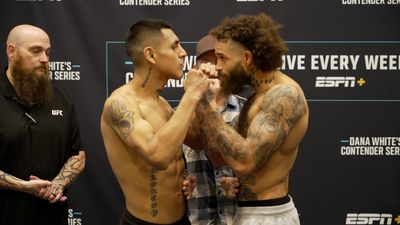 Dana White’s Contender Series 62 faceoff highlights video, photo gallery from Las Vegas